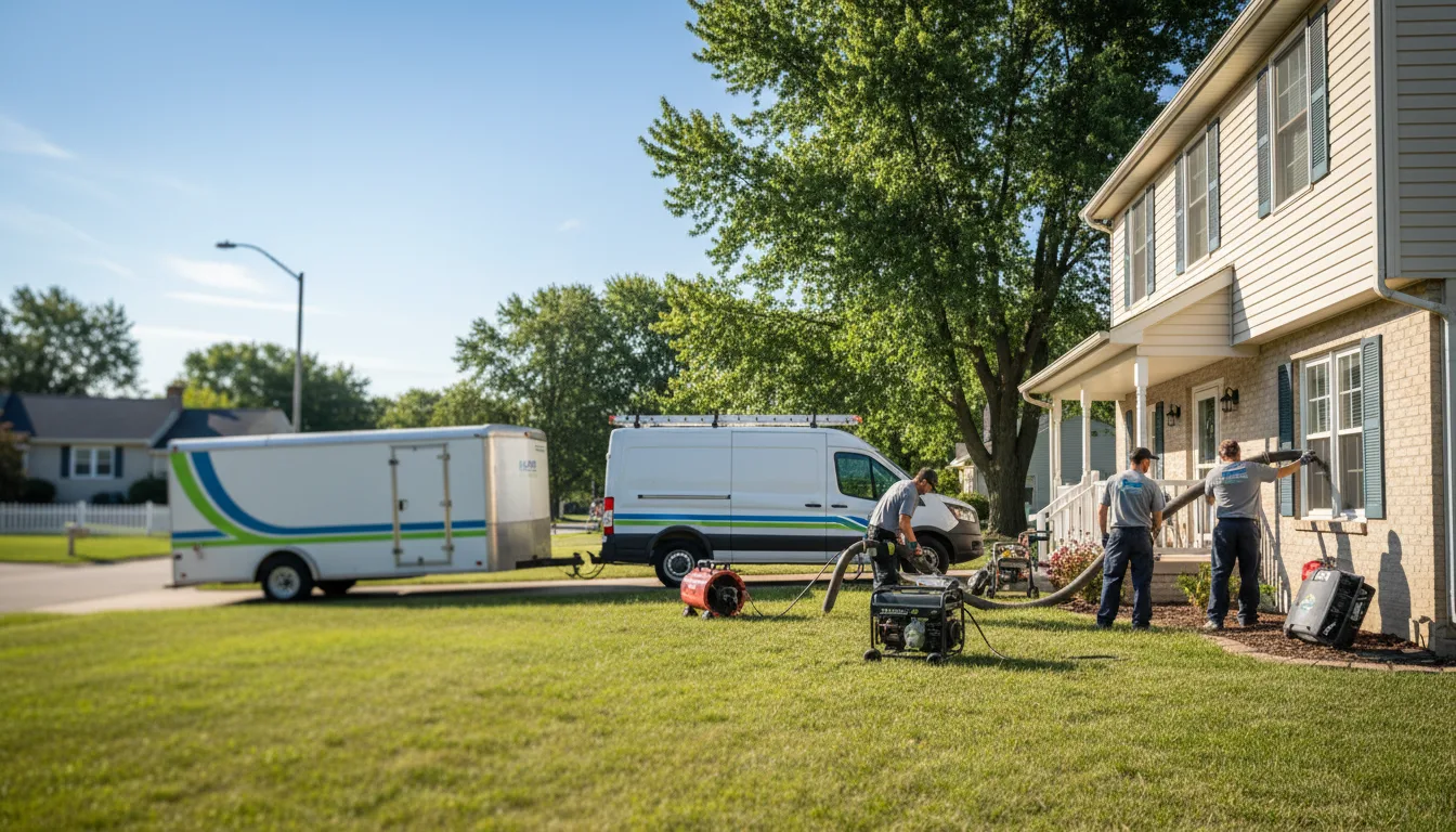 Flooded Basement Restoration And Cleanup With Repair in Alexander, IL near me